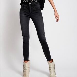 One Teaspoon Black High Rise Preachers Jeans 38 (16 US)